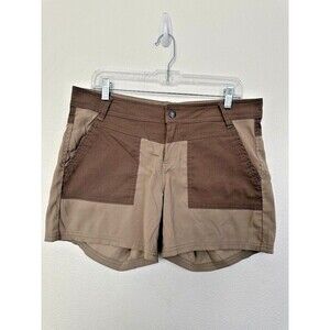 Prana Women's Two-Tone Brown Cargo Shorts